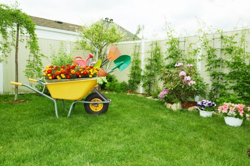 Local landscaping team planning an outdoor space in Lambeth